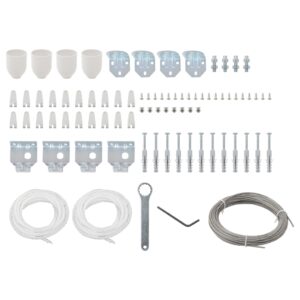 vidaXL Luifelaccessoireset 81-delig