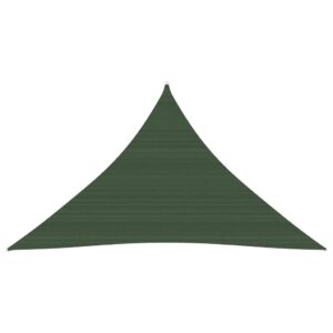 vidaXL Zonnezeil 160 g/m² 5x5x6 m HDPE donkergroen
