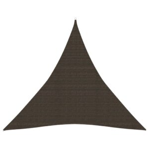 vidaXL Zonnezeil 160 g/m² 4,5x4,5x4,5 m HDPE bruin