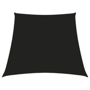 vidaXL Zonnezeil trapezium 2/4x3 m oxford stof zwart