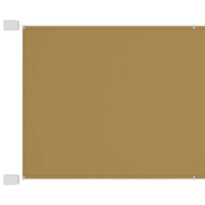 vidaXL Luifel verticaal 60x1200 cm oxford stof beige