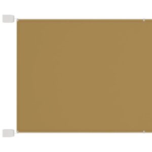 vidaXL Luifel verticaal 200x270 cm oxford stof beige