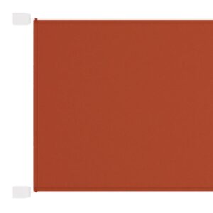 vidaXL Luifel verticaal 140x800 cm oxford stof terracottakleurig